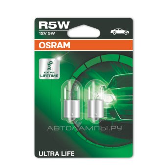  Osram R5W Ultra Life 12V 5W (2 .)