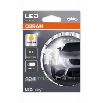 Osram W5W T10 3000K LEDriving Standart