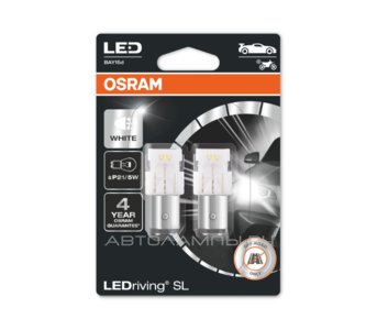 P21/5W 12V-LED (BAY15d) 6000K 2.0/0.4W Cool White LEDriving SL 3 . (.2.) 7528DWP-02B